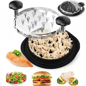 Manual Chicken Shredder Twist Tool,Visible Meat Grinderfor Chicken Breast, Pork & Vegetables, Kitchen FoodShredding tiktokshopspringglowup