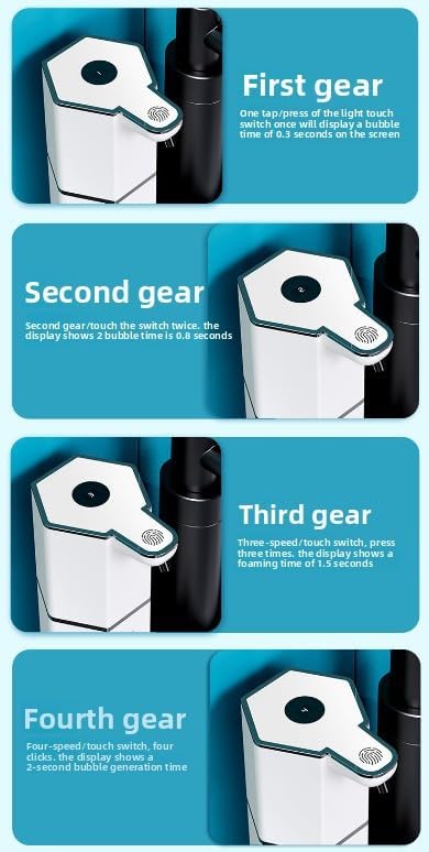 Automatic Foaming Soap Dispenser – Touchless, USB Rechargeable, Wall-Mounted with 4 Adjustable Levels, Leak-Proof Design for Bathroom & Kitchen, Perfect Home Gift Automatic Foaming Soap Dispenser – Touchless, USB Rechargeable, Wall-Mounted with 4 Adjustable Levels, Leak-Proof Design for Bathroom & Kitchen, Perfect Home Gift