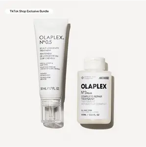 OLAPLEX Healthy Hair Starts Here Duo - Scalp Serum & Pre-Wash Repair Treatment to Balance Scalp, Repair, Strengthening, & Protect Hair