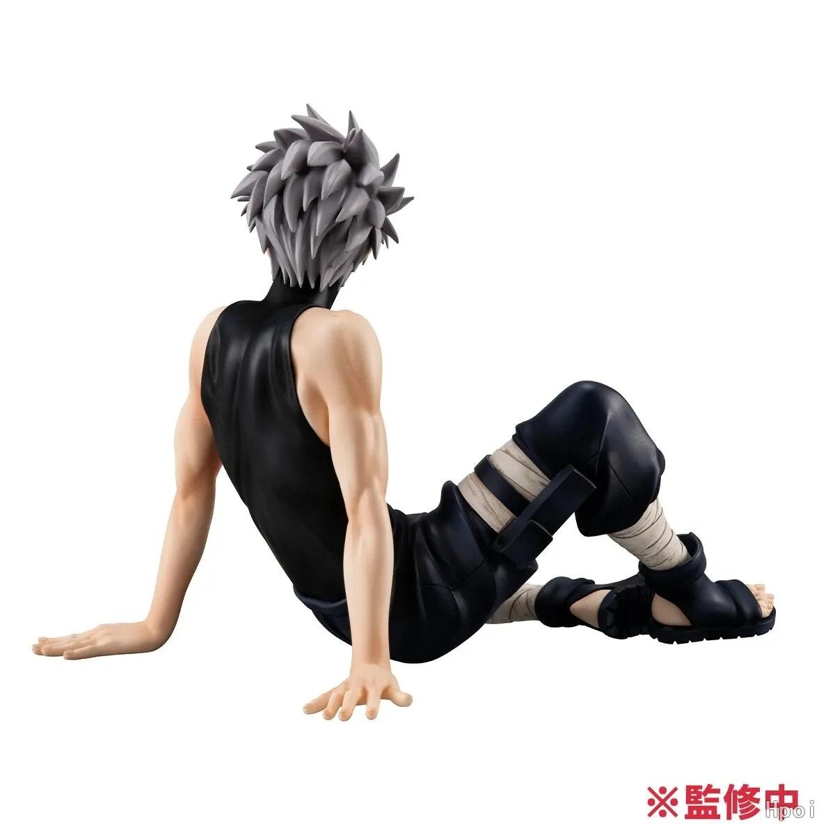 9cm Anime Hatake Kakashi Figure Sitting Posture Stars PVC Collection Model Birthday Gifts Ornaments Toys no box