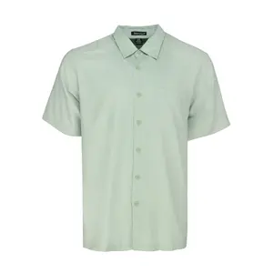 River's End Mens Camp Collared Long Sleeve Button Up Shirt Casual Tops Casual - Green