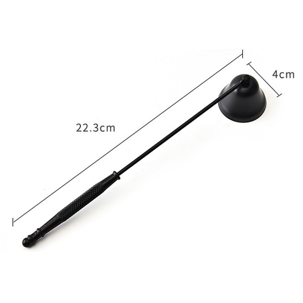 Stainless Steel Candle Extinguisher Snuffer Anti-Slip Bell Shape Cover Candle Stopper Wick Snuffer with Long Handle Stainless Steel Candle Extinguisher Snuffer Anti-Slip Bell Shape Cover Candle Stopper Wick Snuffer with Long Handle