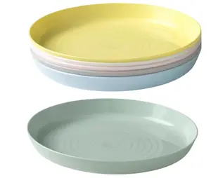 IKEA KALAS Dinner Plates Pack of 18, Assorted Colors (6 Plates per Set x 3)