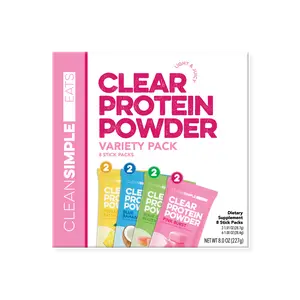 Clear Protein Powder: Variety Pack (8 Single Serving Packs) Clear Protein Powder: Variety Pack (8 Single Serving Packs)