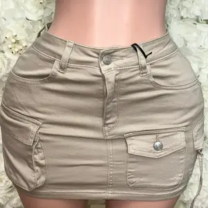 Khaki Cargo Mini Skirt Khaki Cargo Mini Skirt