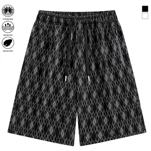 Men's Casual Outdoor Shorts, Quick-Dry Moisture-Wicking Above The Knee Style for Hiking and Running with Zipper Pockets