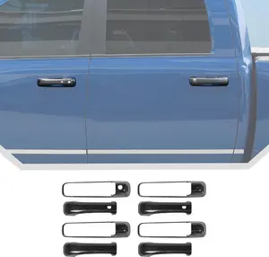 Carbon Fiber Door Handle Cover Trim Fit for Dodge RAM 1500 2009-2016 2017 2018