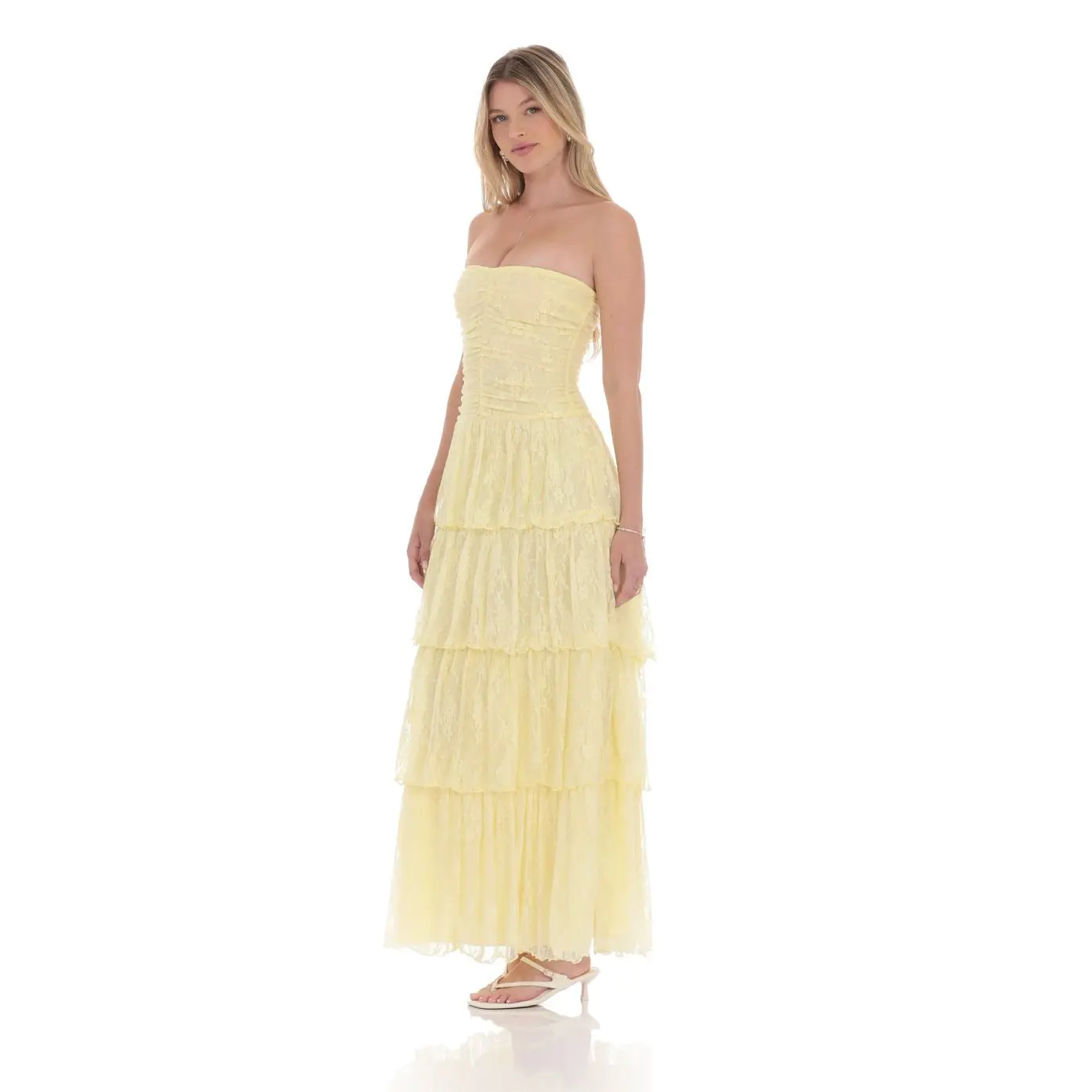 rotate beaded strapless maxi dress Flower Beads Maxi Dress | ROTATE Birger Christensen