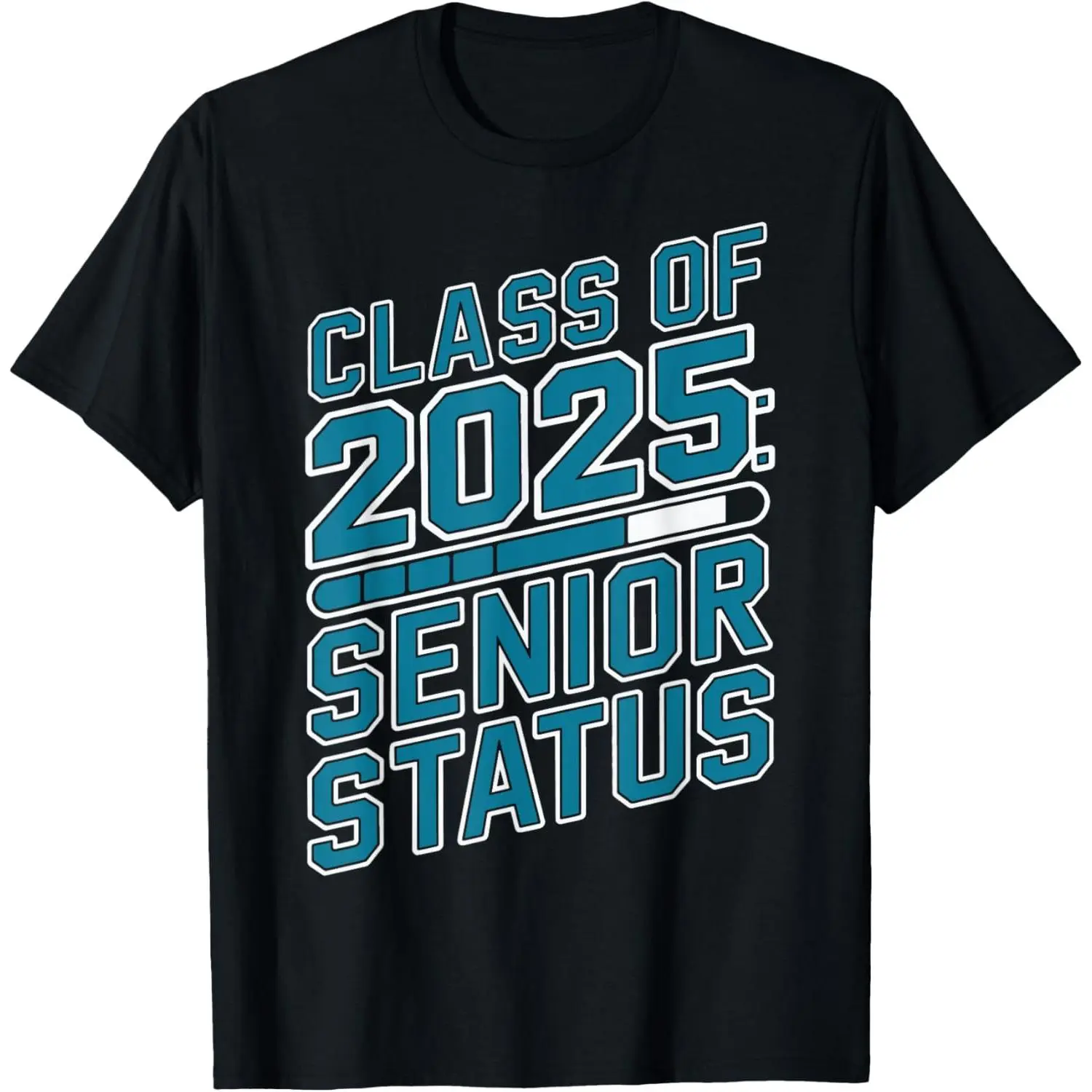 Graduates of 2025 Senior Status Loading Graduation T-Shirt,Made in USA