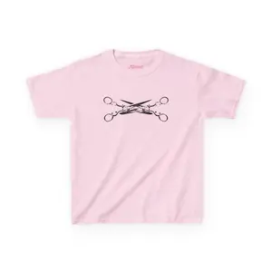 Scissors Baby Tee, Y2K Lesbian Pride Baby Tee, 90s Subtle Lesbian Pride Shirt, Y2K Sapphic LGBTQ WLW TShirt, Gay Bi Lesbian Pride Month Tee