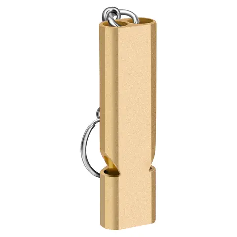 5Pack 120db Outdoor Emergency Survival SOS Whistle Aluminum Camping Hiking Keychain