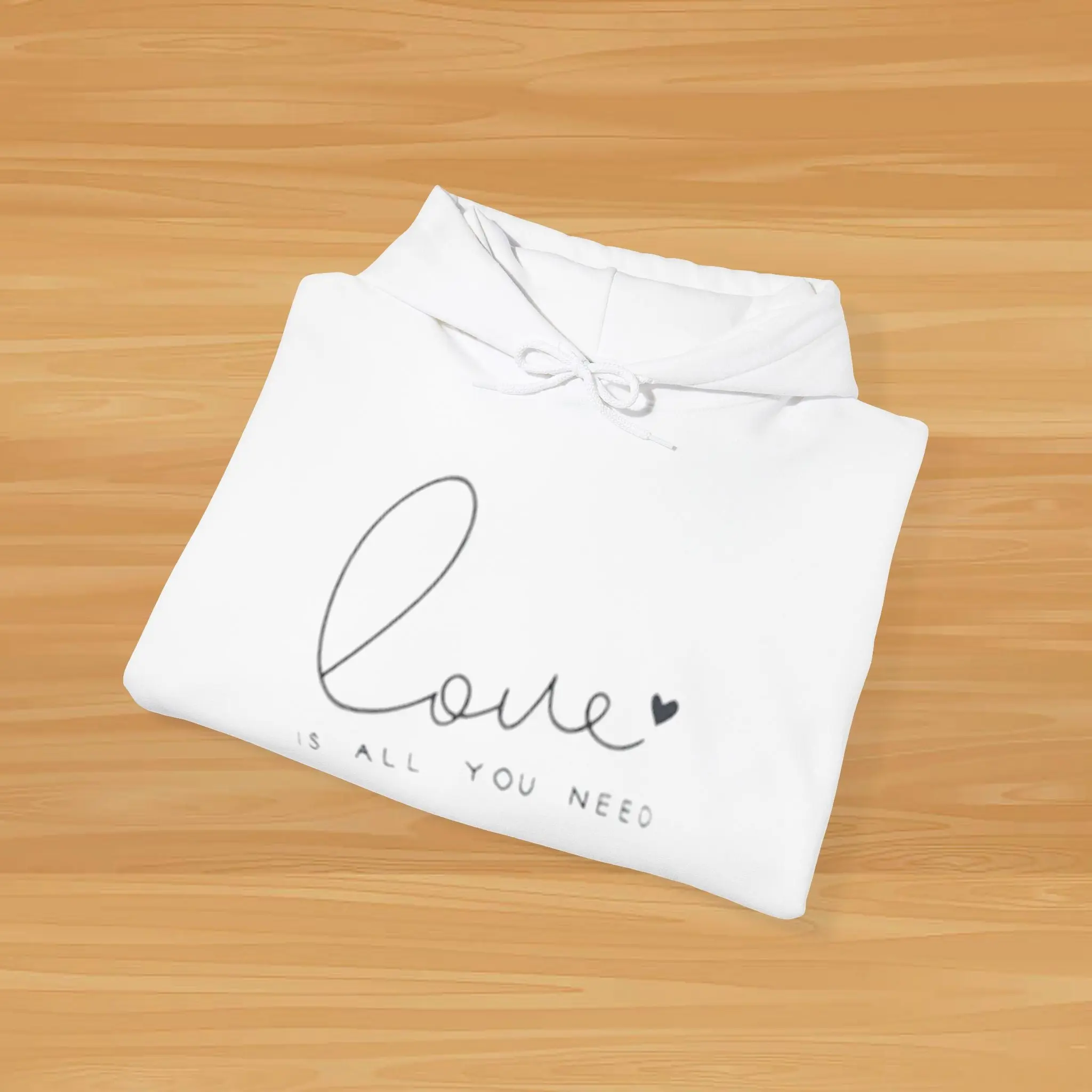 Love is all you need Hoodie - Cozy Sweatshirt, Relationship Gift, Couples Apparel, Valentine's Day, Romantic Jumper