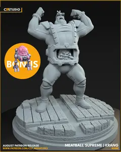 Krang (TMNT) 40mm Scale Miniature | Crisis Protocol Proxy | C27