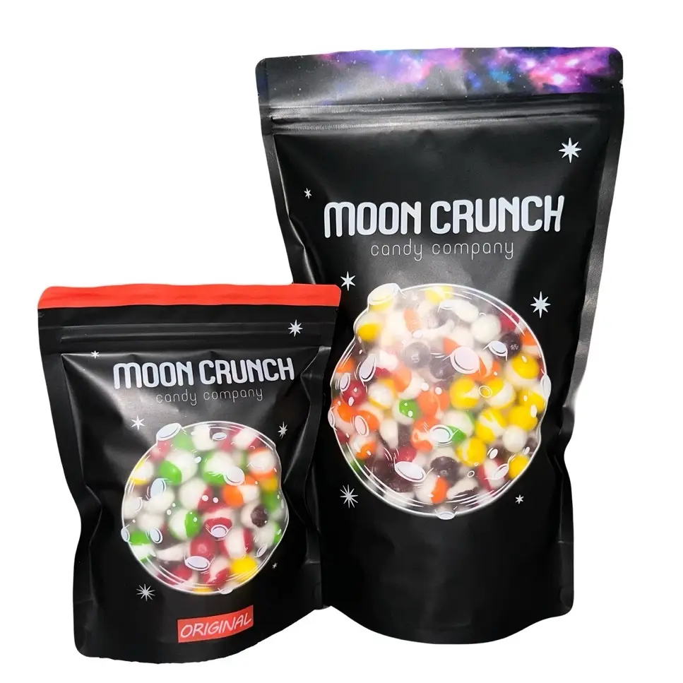 Moon Crunch Candy Freeze Dried Original Fruity Rainbow Bites Rainbow Crunch Candy Sweet