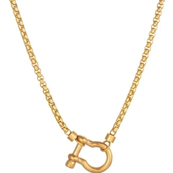 Unisex Waterproof Stainless Steel Chunky Chains - Gold-Finish Shine, Bold Style Clasped Layering Tarnish Proof Jewelry, Waterready Sports & Outdoor Accessory, Ideal Birthday Gift