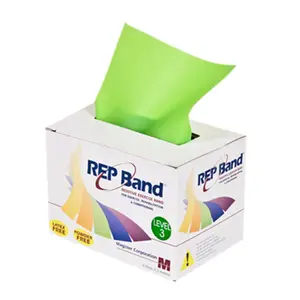 Rep Band  100 Yard Latex Free Twin-Pak, Lime - Level 3