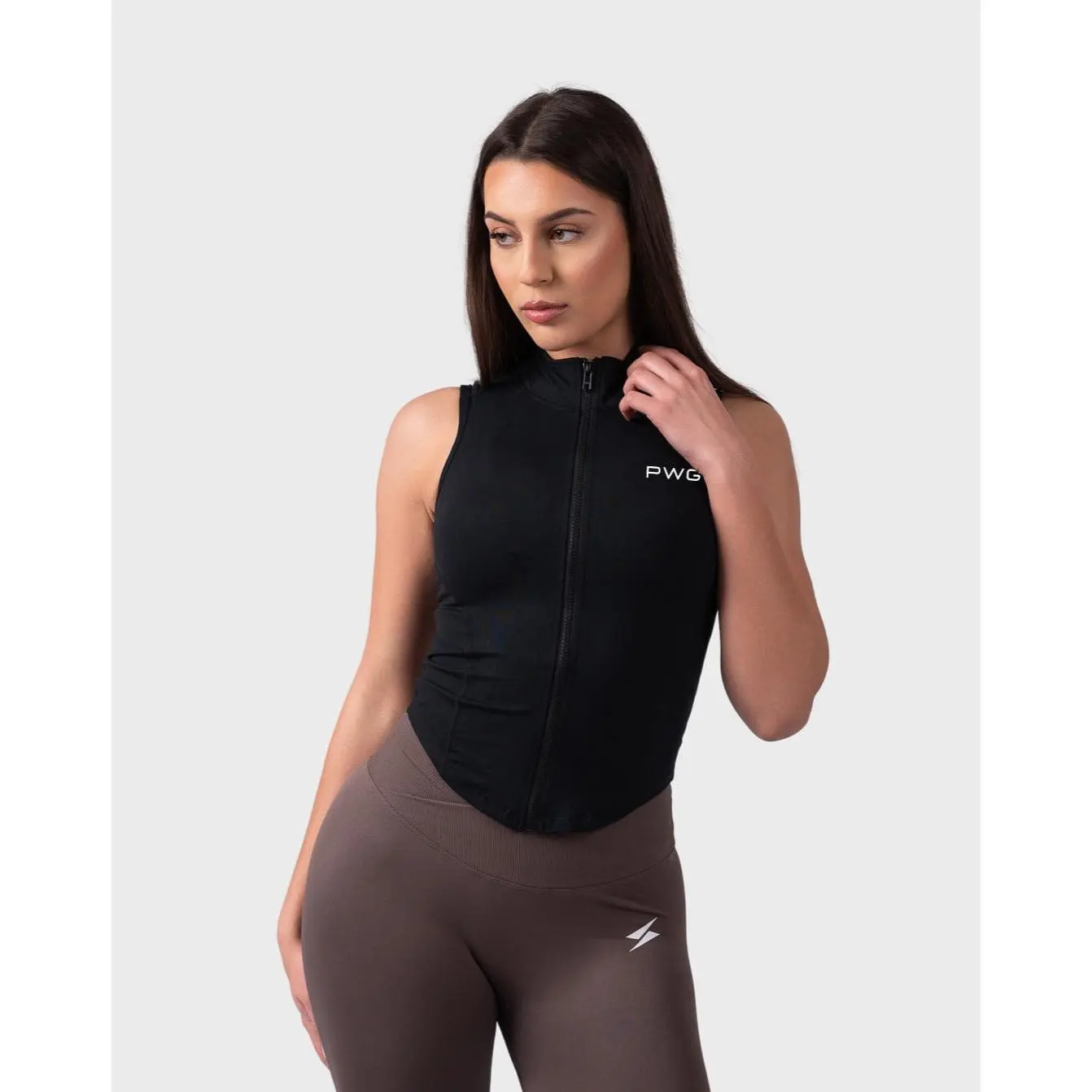 Evolve Sleeveless Jacket - Black