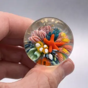 Glass Reef Wine Stopper