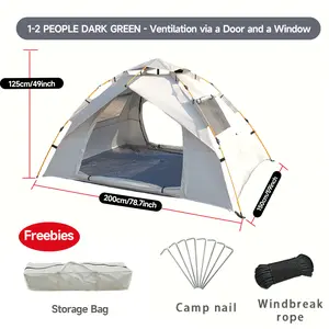 [Outdoor Shelter Automatic Pop-Up Tent]  Removable Quick Installation Bivy Tent, Travel Equipment,  fishing equipment Lightweight Canopy Shelter camping essentials camping accessories