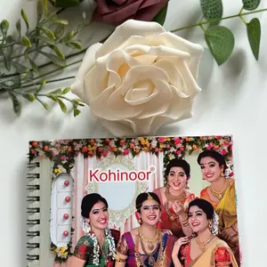 Premium Spiral Book with Round Multicolor Bindis