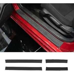 Door Sill Protector Compatible with 2022-2025 Honda Civic Side Step Protector Side Edge Step Guard Car Door Dust Shield Cover 2024 Civic Exterior Accessories