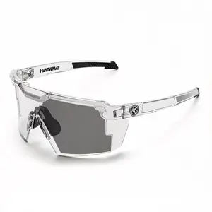 Transparent Lightweight Frame + Photochromic Lenses, Sports Glasses, Windproof UV Protection, Essential for Outdoor Cycling, Perfect for Active Lifestyle
