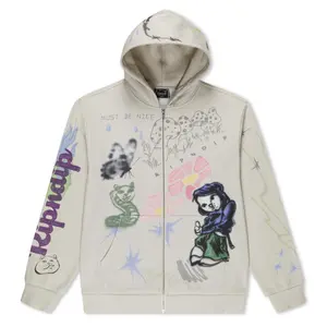 Goosebumps Zip Hoodie (Bone)