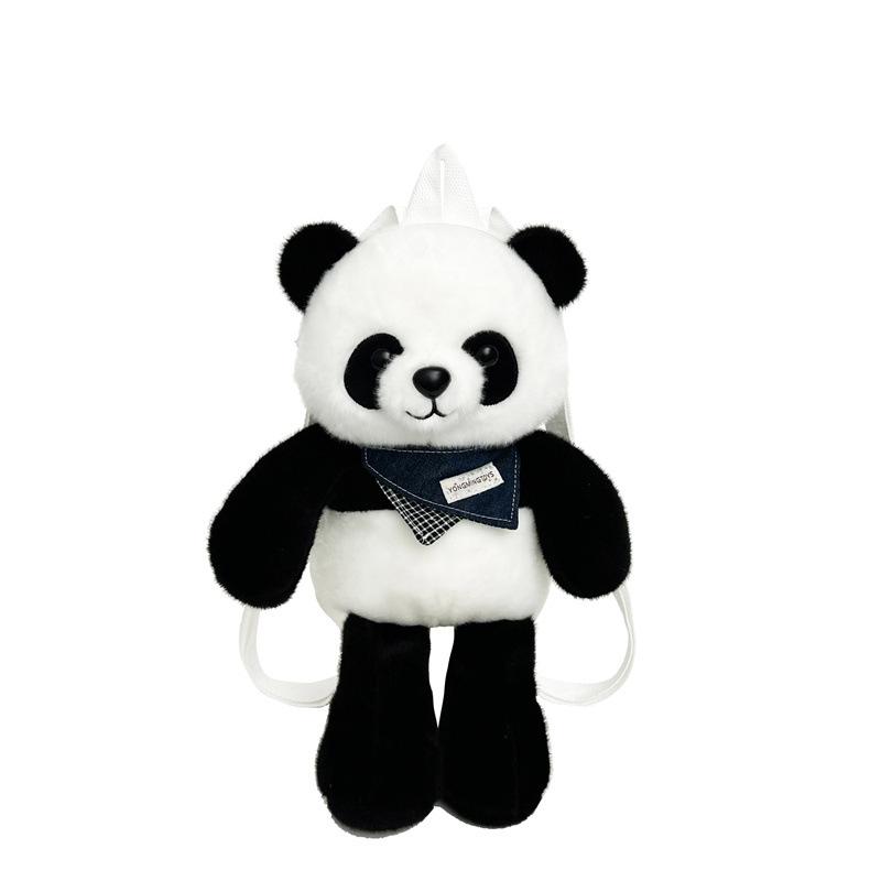 Cute Plush Animal Backpack Pillow 2-in-1 Soft Stuffed Toy Bag Kawaii Cartoon young person Gift