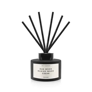 ENVIRONMENT Inspired by Designer TF Oud Wood Reed Diffuser, 200ml Luxury Scented Aromatherapy (Oud Wood | Guaiac Wood | Cedar) Reed Diffusers for Home, Diffusing Oil Fragrance, Home Fragrance Products