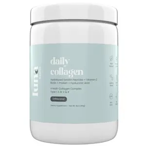 Luna Health Multi Collagen Protein – Keratin, Vitamin C, Biotin, Hyaluronic Acid – Anti-Aging, Hair Growth, Skin Hydration, Joint & Immune Support – Non-GMO, Grass-Fed, Hormone-Free, 120g Powder Supplement, Fitness, Beauty, Healthy, Nails, Skincare