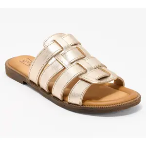 Miz Mooz Leather Fisherman Slide Sandals - Primm