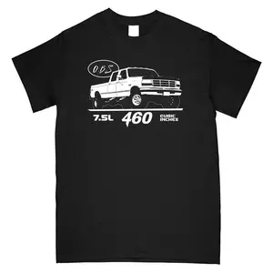 OBS F-250 Crew Cab 7.5L 460 T-Shirt – Classic Old Body Style Big Block Truck Graphic Tee, Vintage Ford Pickup Shirt, Unisex Fit for Men & Women, Sizes S–5XL