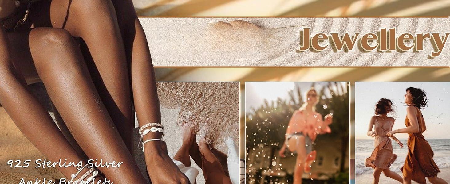 LOLIAS 925 Sterling Silver Ankle Bracelets for Women Gold Silver Anklet Adjustable Women's Anklets Waterproof Dainty Layered Anklet Set Ankle Chains Beaded Rope Link Beach Anklets for Women LOLIAS 925 Sterling Silver Ankle Bracelets for Women Gold Silver Anklet Adjustable Women's Anklets Waterproof Dainty Layered Anklet Set Ankle Chains Beaded Rope Link Beach Anklets for Women