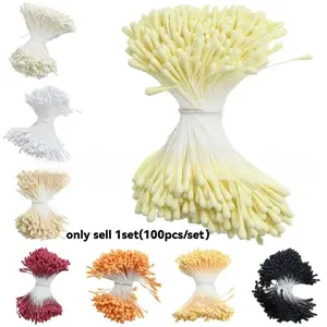 2mm 390 Matte Flower Cores, Simulated Flowers, Environmentally Friendly Gypsum Flower Stamens, Rose Lilies, Material, Matchhead