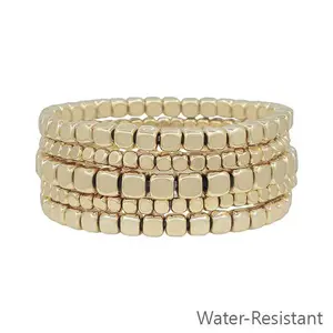 Southern Squares Stacked Bracelets