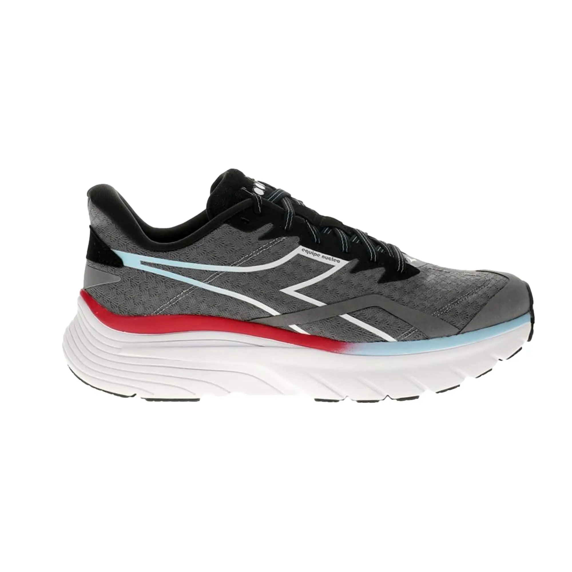 Diadora Equipe Nucleo Steel Grey / White / Black  179094-D0487 Men's