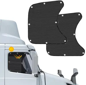 2PCS Side Window Sunshades for Semi-Truck,23.6x21.6inch Car Side Window Shade RV Semi Truck Accessories