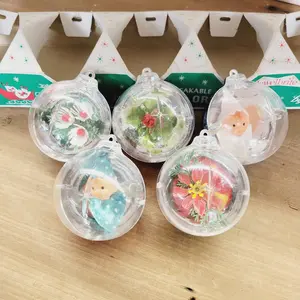 Vintage Jewelbrite Diorama Ornaments Set of 5 | Pixie & Scene Ornaments w/ Box