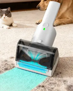 Electric Pet Hair Remover – Auto Roller + Suction｜Deep Clean Cat/Dog Hair｜For Sofa, Car, Carpet, Cat Tree