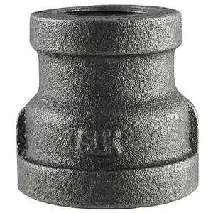 B & K  1.5 x 1 in. Reducing Couplings, Black