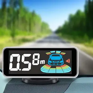 Parktronic 8 Parking Sensor Kit Reverse Backup Radar System Aid Ultrasonic Distance Detection Sound Warning for Car Vehicle