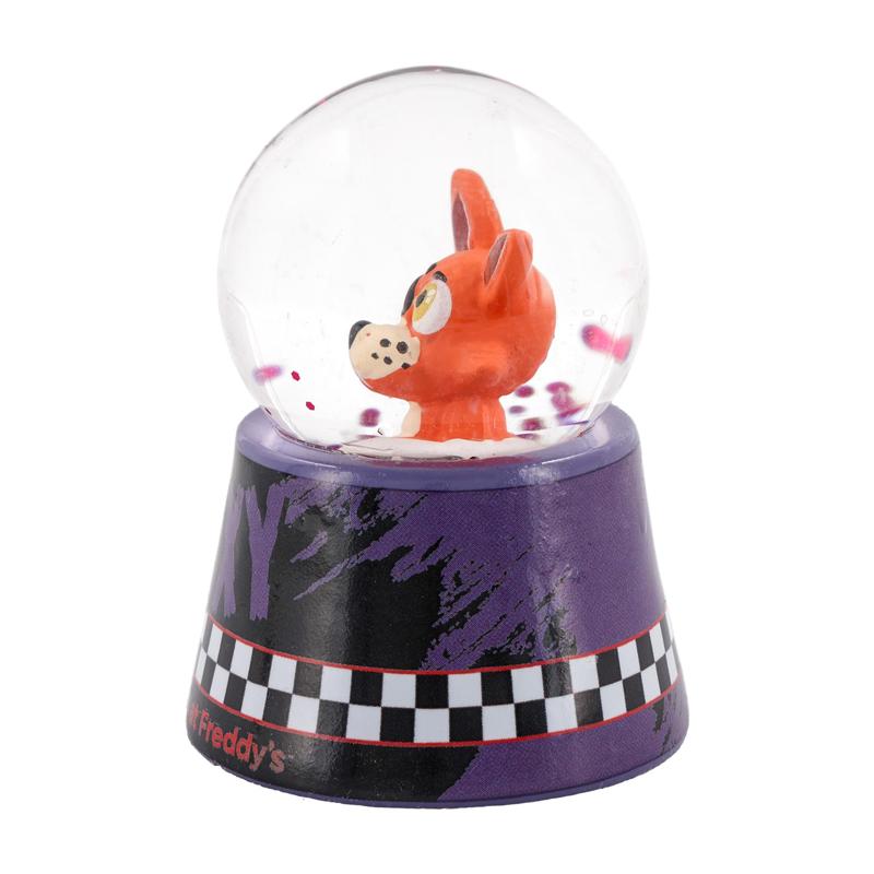 Five Nights At Freddy's Foxy The Pirate Mini Light-Up Snow Globe | 3 Inches Tall
