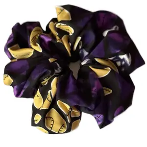 Extra large African print Scrunchies - multi colored Patterned Hair Accessory for scrunchie Lovers