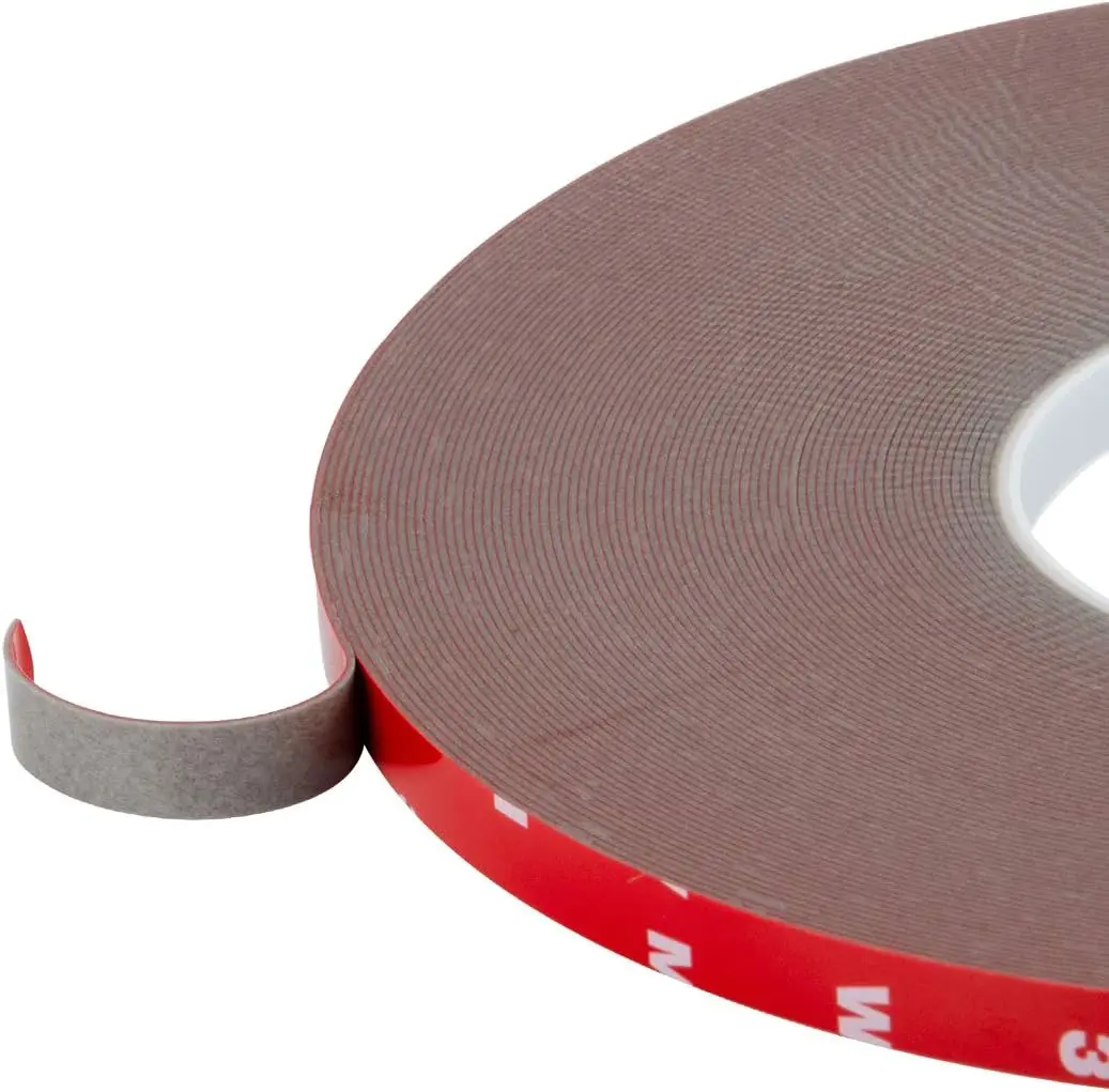 108 Ft Double Sided Mounting Tape Heavy Duty,   Adhesive for LED Strips & Home Office Decor (0.39In, Black)