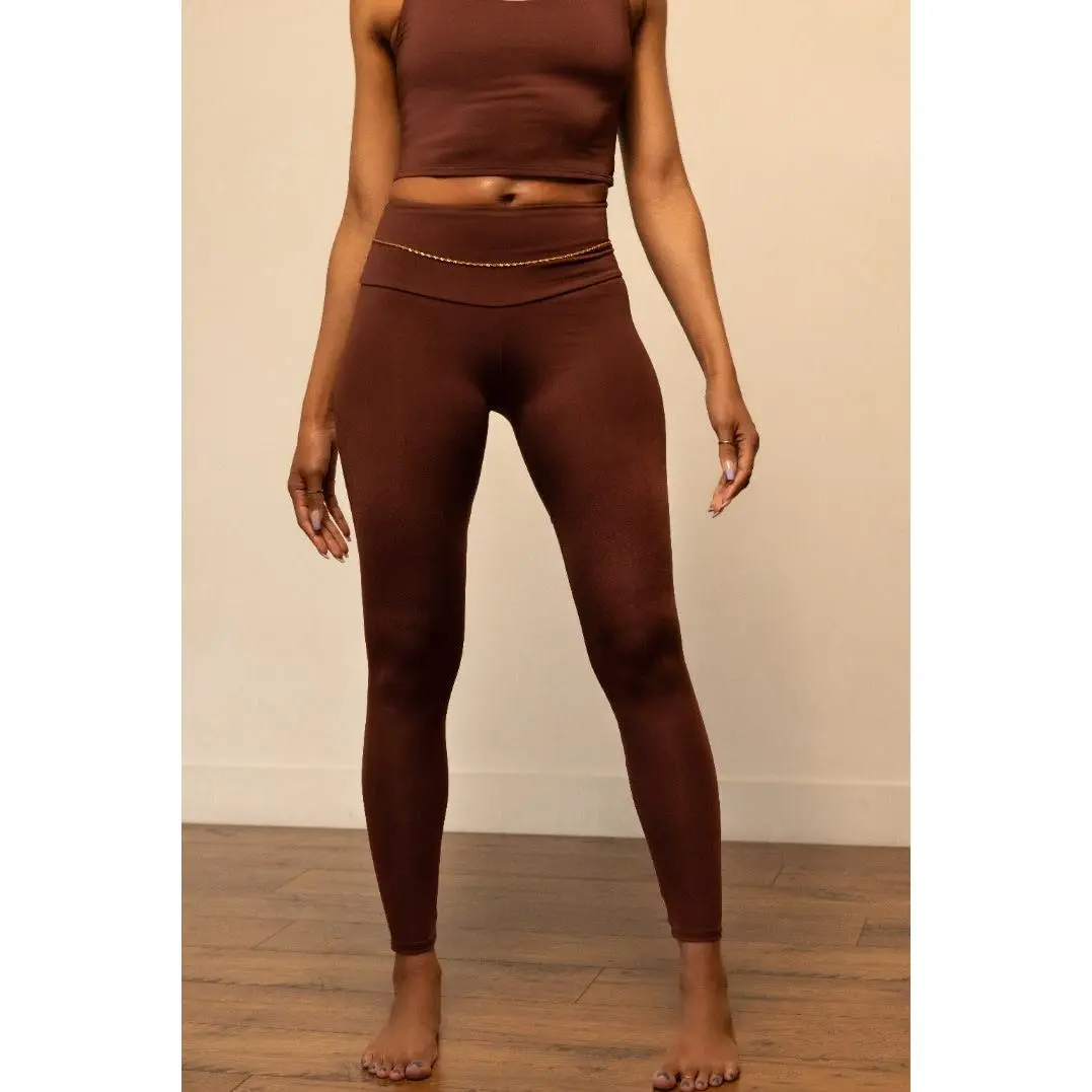 HOT GIRL LEGGING - CACAO