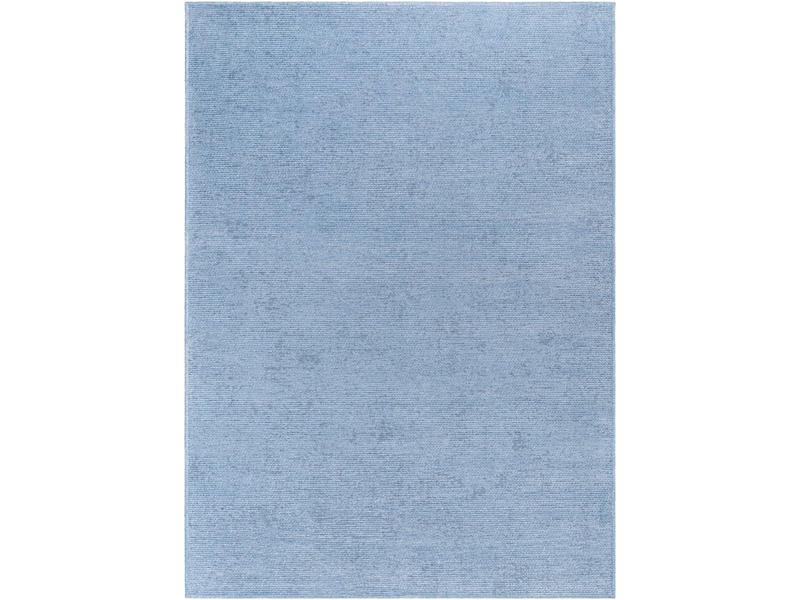Livabliss Quebec QBC2304-679 Machine Woven Pale Blue Low Pile Contemporary Decorative Rug - 6 Ft. 7 In. X 9 Ft. (78.74" W X 108.27" L) Rectangle, Machine Washable, High Traffic Indoor Use Area Rug