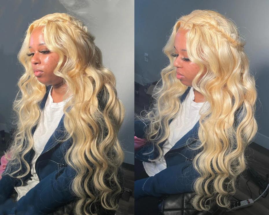 Rovess 613 Blonde Body Wave Bundles 12A Brazilian Virgin Human Hair Extensions 100% Unprocessed Real Hair for Women