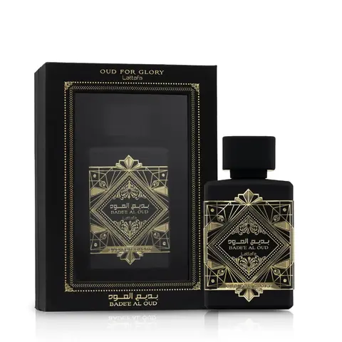 Lattafa Badee Al Oud for Glory for Men and Women 3.4 Ounce (100ml) Eau De Parfum Spray Perfume Fragrance Oud Woody, Fragrance Intense, Edp