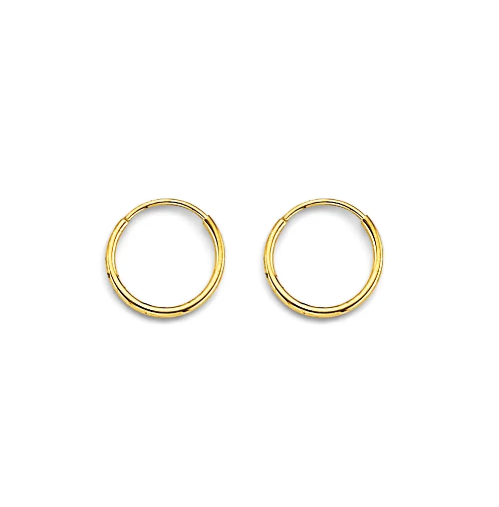 14k HUGGIES Mini 1mm Thick