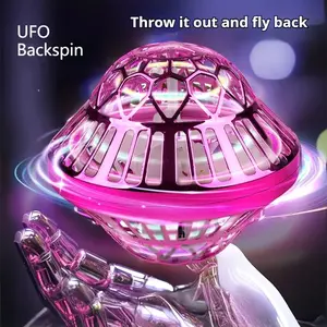 LED Light Trendy Space Flying Ball Toy - Ideal for Teenagers, Magical Magic UFO Toy with Remote Control, Floating Rotation, Galaxy Light Rotating Effect, Perfect Christmas And Birthday Gift, Outdoor Play, Space Toy, Vibrant Design